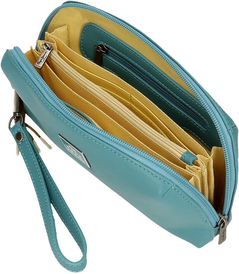 Pepe Jeans Damen Bea Gepäck- Kuriertasche Bolso de Mano Blau, Bolso de Mano Blau