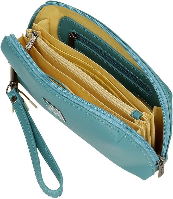Pepe Jeans Damen Bea Gepäck- Kuriertasche Bolso de Mano Blau, Bolso de Mano Blau