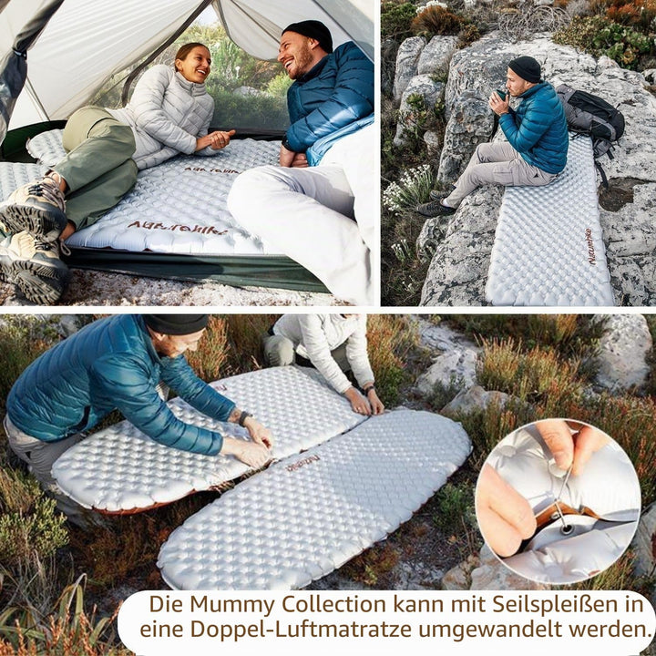 Naturehike Camping-Matratze,Betriebstemperatur≥-5℃,R3.2,Dicke 8cm, für Erwachsene, zusammenklappbar,