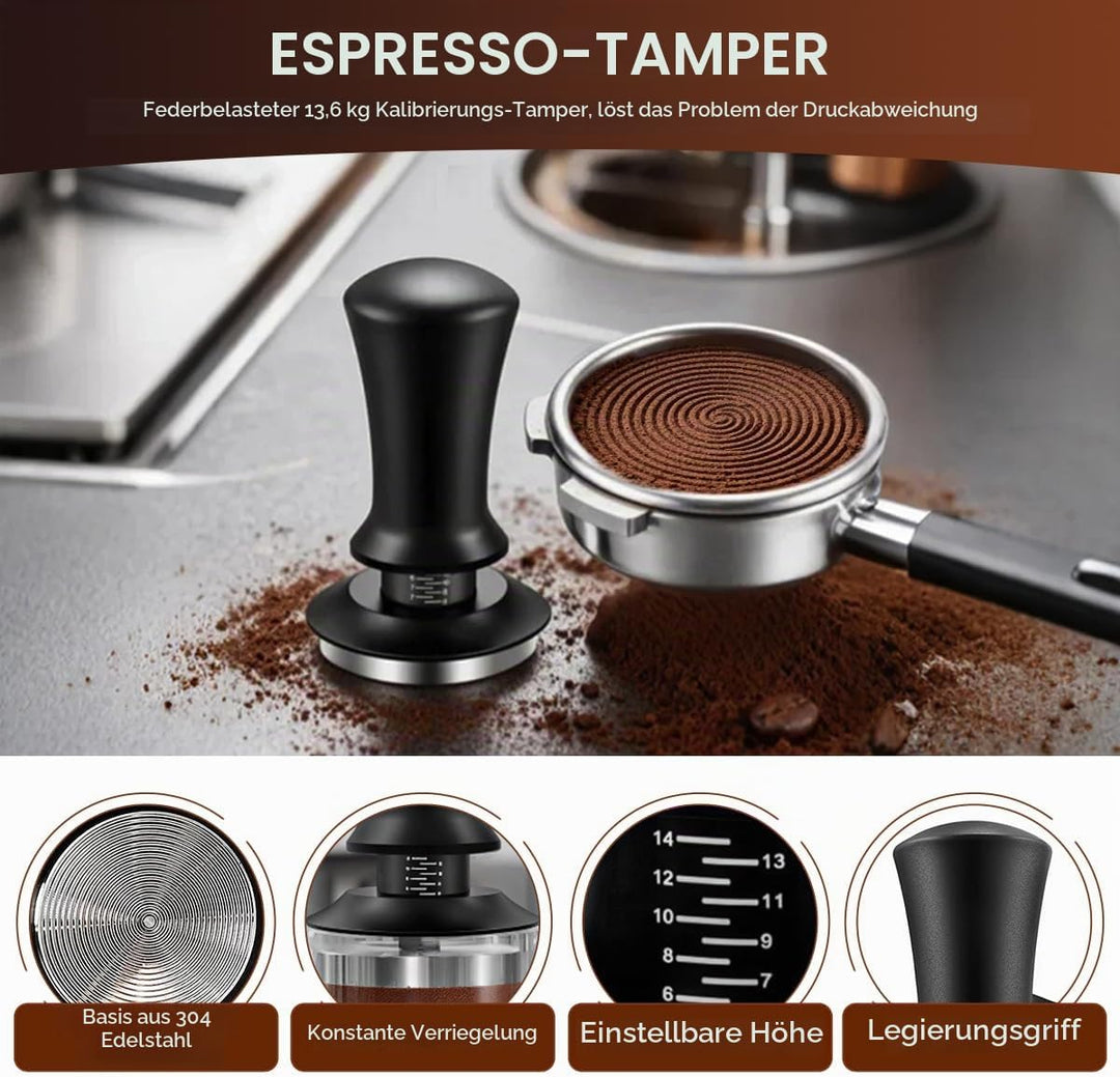 54mm Espresso Tamper Set mit Tamperstation für Barista Kaffee Tamper Station Barista Zubehör Univers