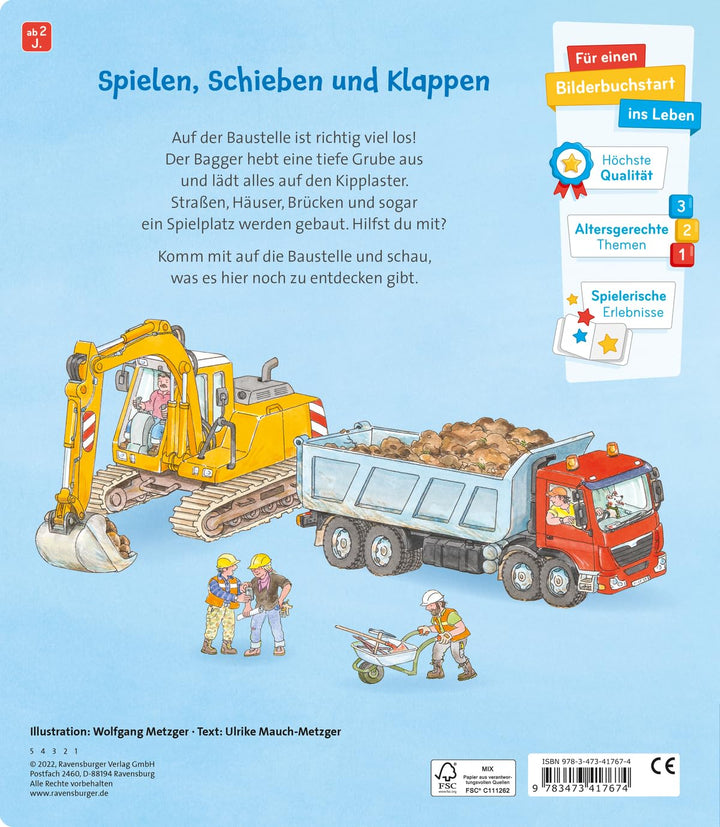 Aufladen - Abfahren: Auf der Baustelle, Pappband