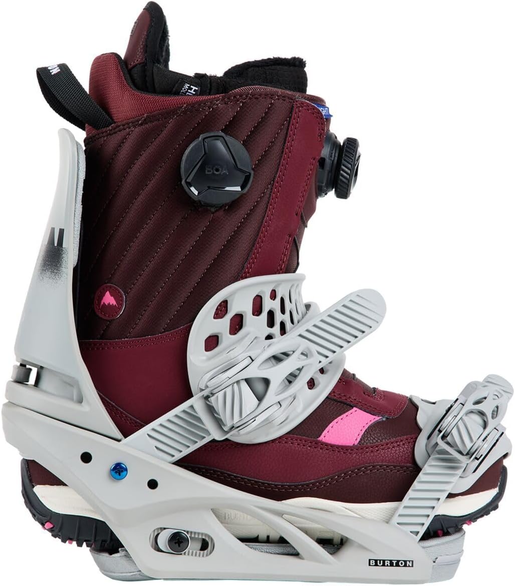 Burton Lexa X Damen Snowboard Biendings Grau/Logo M, Grau/Logo M