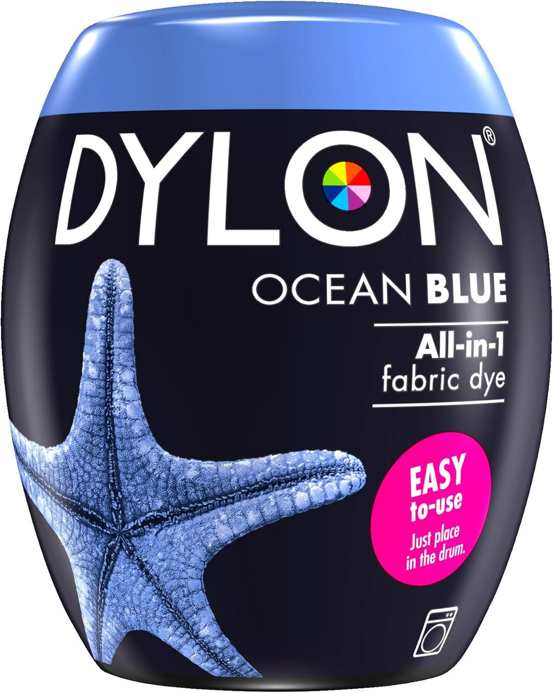 New Dylon Maschinenfärbemittel, 350 g, Ozeanblau, 2 Stück