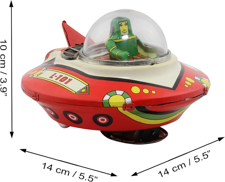 Freak Scene Raumschiff - Commandership - Blechroboter - Retro Blechspielzeug