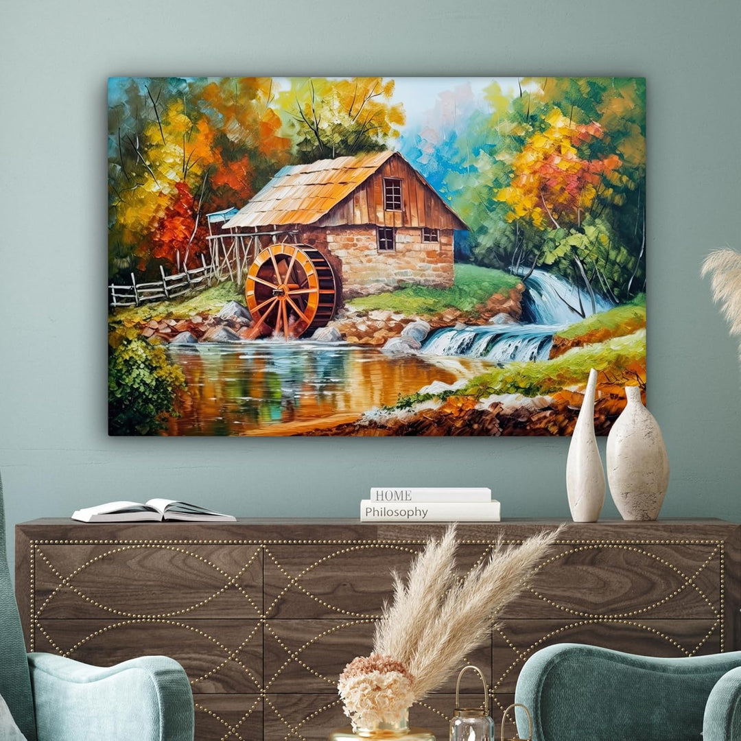 MuchoWow© Leinwandbild Gross 120x80 cm XXL Dekoration Wohnzimmer Bilder Aufhängen Wall Decoration Li