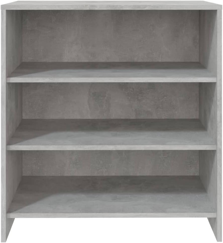 vidaXL Sideboard mit 3 Ablagen Kommode Anrichte Schrank Regal Beistellschrank Mehrzweckschrank Stand