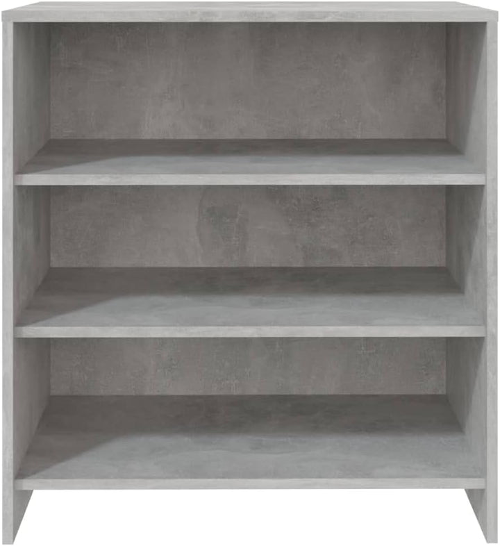 vidaXL Sideboard mit 3 Ablagen Kommode Anrichte Schrank Regal Beistellschrank Mehrzweckschrank Stand