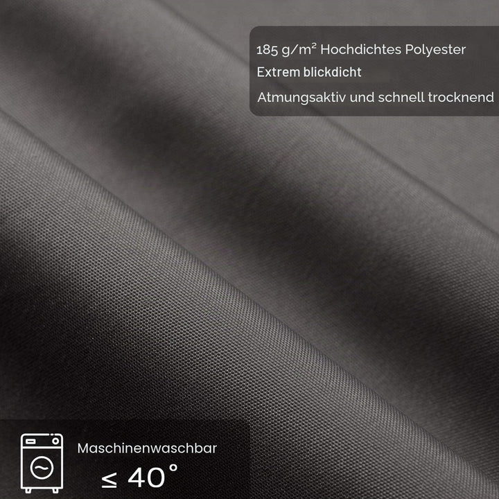 Balkon Windschutz 85cm x 700cm- Balkonbespannung Sichtschutz 100% PrivatsphäRe. Wasserabweisend Sonn