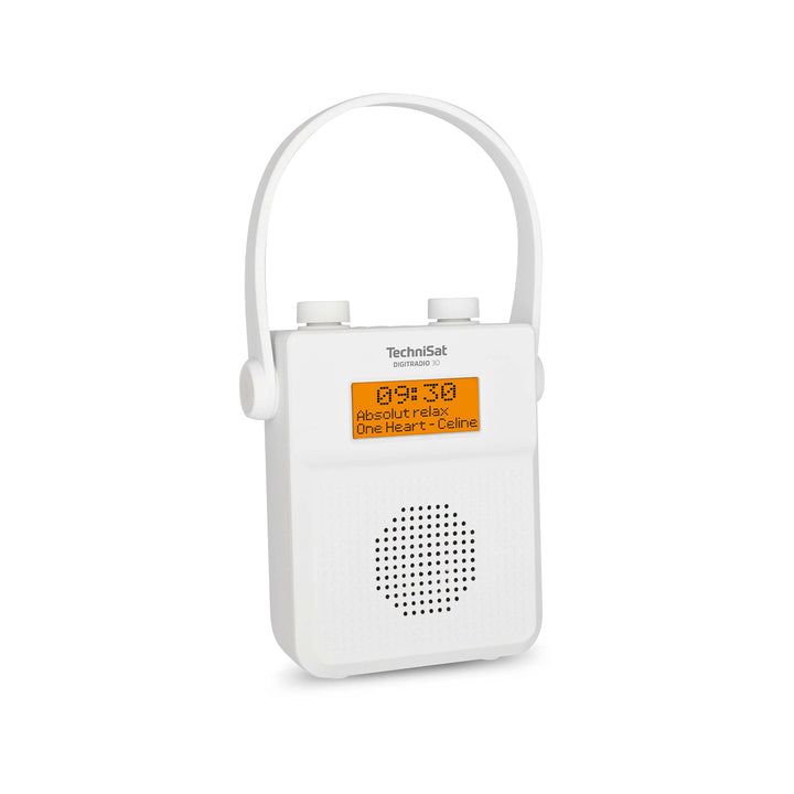 TechniSat DIGITRADIO 30 - wasserdichtes DAB+ Duschradio (UKW, DAB Digitalradio, integrierter Akku, B