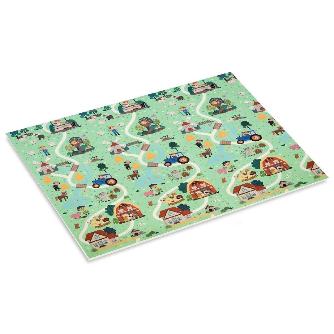 HUMBI Spielmatte Baby, Krabbelmatte, XPE Schaumstoff, Doppelseitig, Flatbar, Wasserdicht, Extra Grös