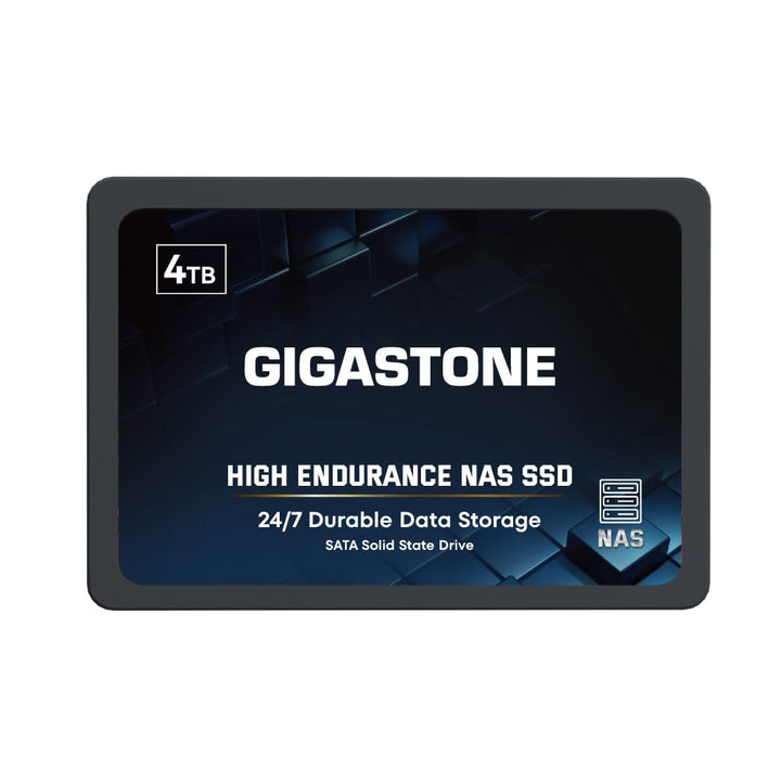 Gigastone NAS SSD 4TB SSD Festplatte Hohe Dauerhaltbarkeit SSD für 24/7 Dauerbetrieb NAS-Systeme RAI
