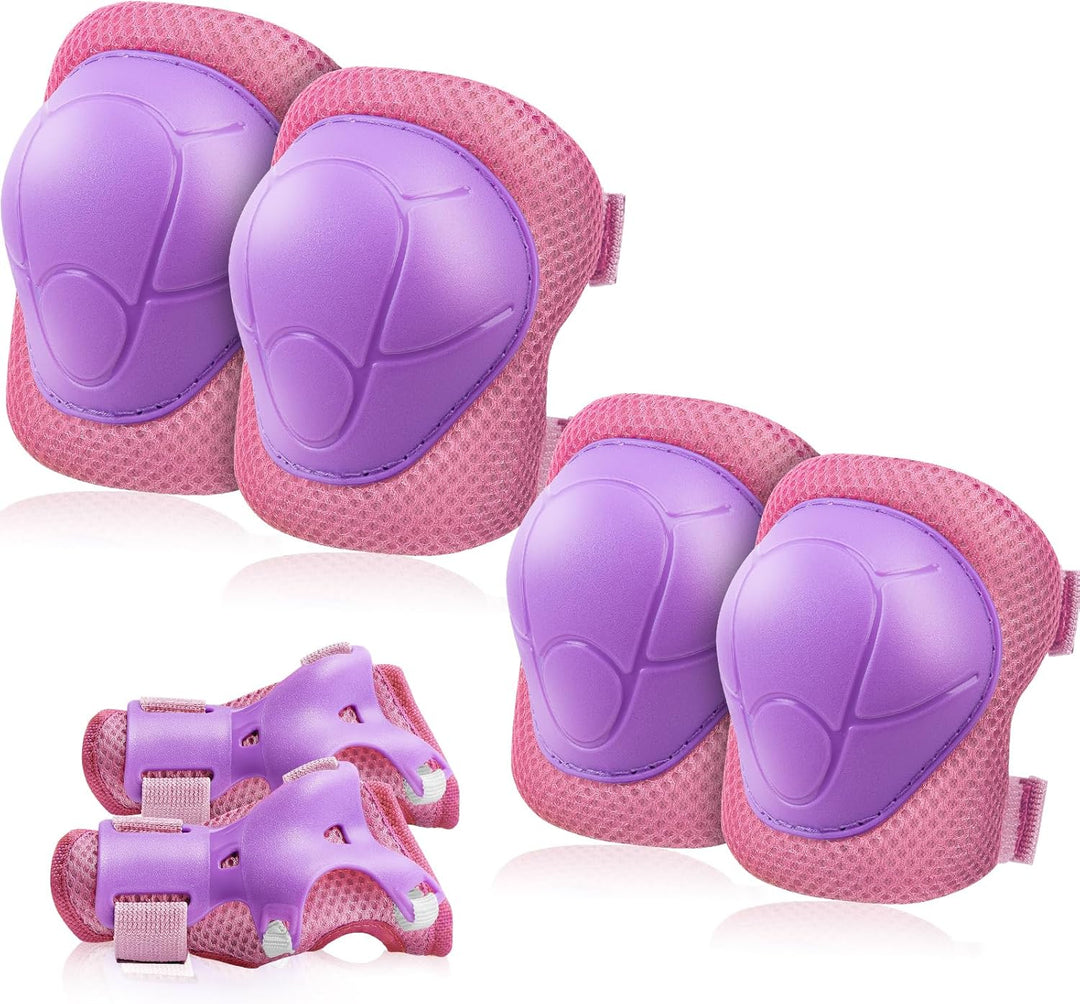 Knieschoner Kinder Schoner Inliner Protektoren: [6er Set] Schützer Inline Skates Kinder Knieschützer