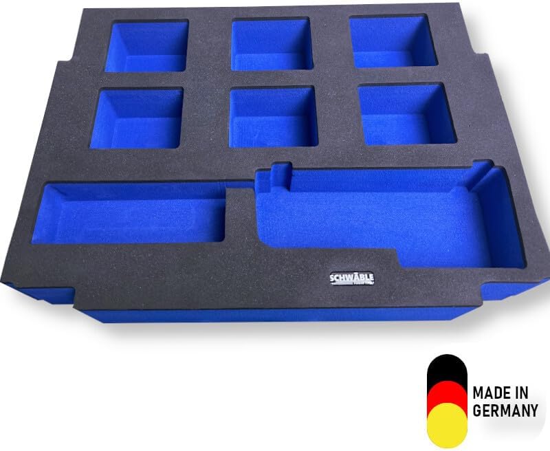 Schaumeinlage Schaumstoffeinlage für Makita Li-Ion 6x Akku 3-5Ah Lader