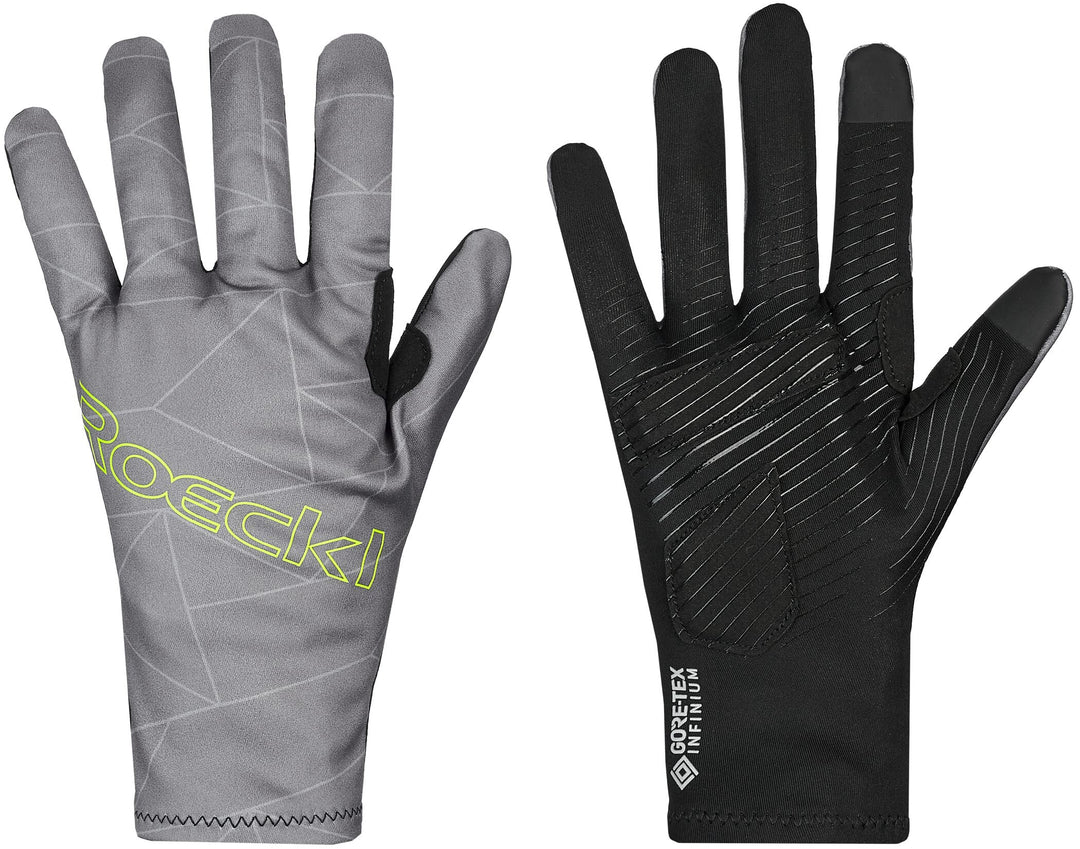 Roeckl Raccano Winter Fahrrad Handschuhe lang grau 2023 9.5, 9.5