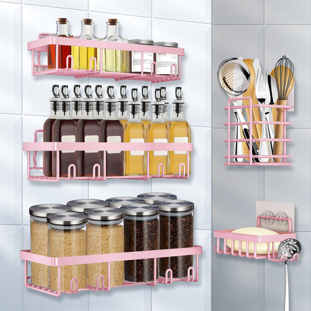 Esteopt Duschablage Ohne Bohren: rostfreie Badezimmer,Shampoo Halterung,Bathroom Organizer Shelf,sel