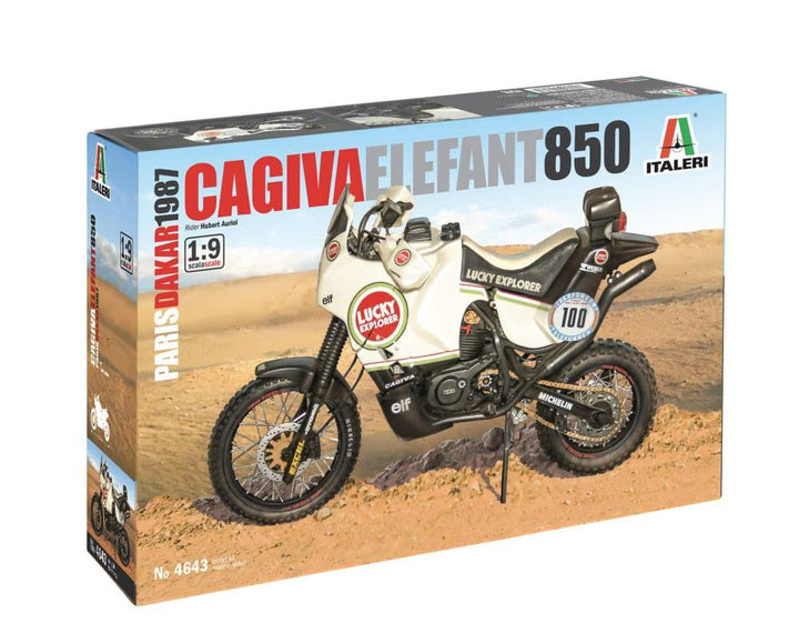 Italeri 3653S - 1:9 Cagiva Elephant 850 Winner 1987, Modellbau, Bausatz, Standmodellbau, Basteln, Ho