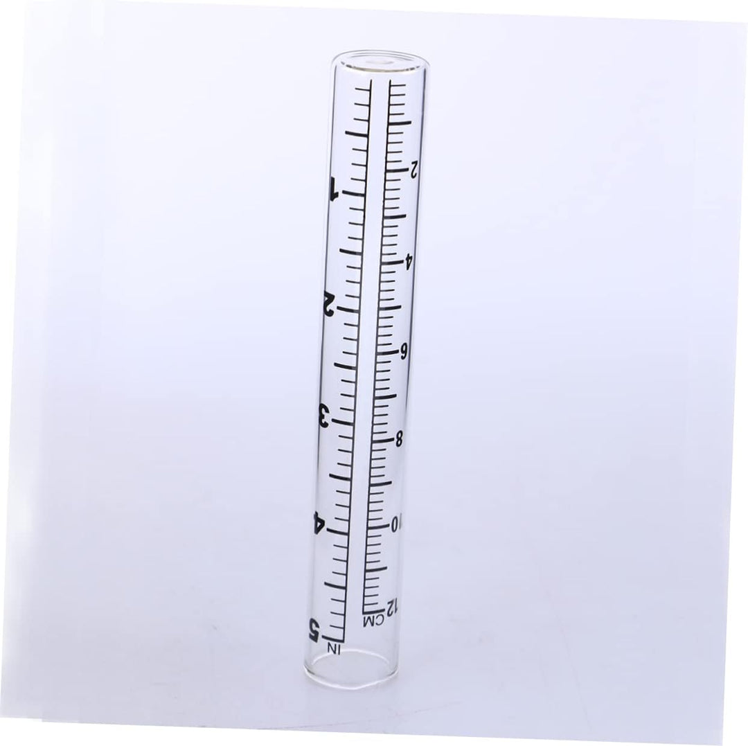 Reagenzglas Regenmesser 12cm Flachboden Glas Mit Skala Für Garten Landwirtschaft Klimaforschung Nied