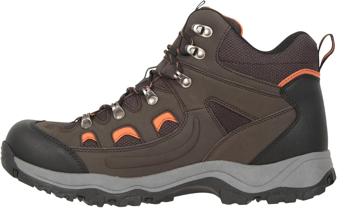 Mountain Warehouse Adventurer Mens Waterproof Boots - IsoDry Schuhe mit Synthetik-Obermaterial, Mesh