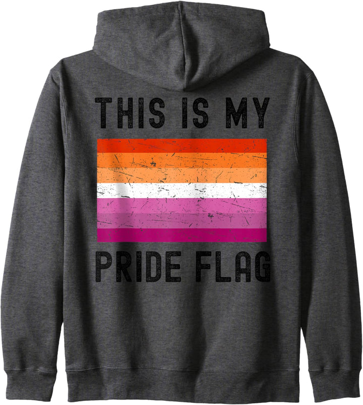This Is My Pride Flagge | Lesbian Pride Flag Stuff n Merch Kapuzenjacke