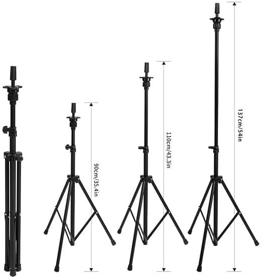 xnicx Perückenständer für Frisierköpfe,Beauty 90-137cm Perückenkopf Perückenständer übungskopf Frise