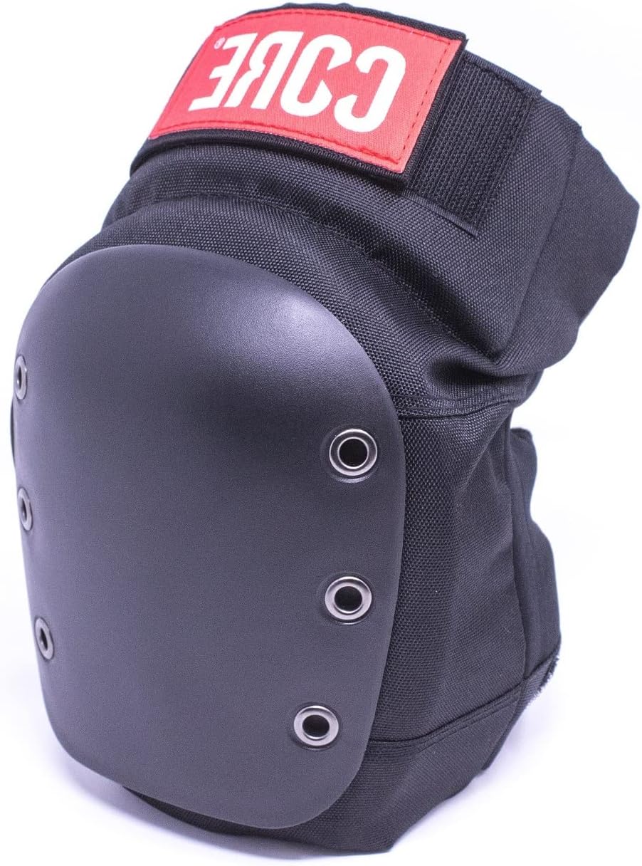 Fantic26 CORE Park Street Stunt-Scooter Skate Protektoren (M, Street Knieschoner Schwarz) M Street K