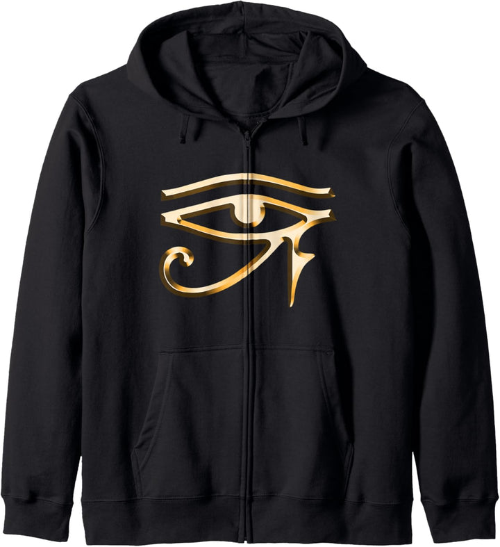Drittes Auge von Ra Horus ägyptisch Kapuzenjacke