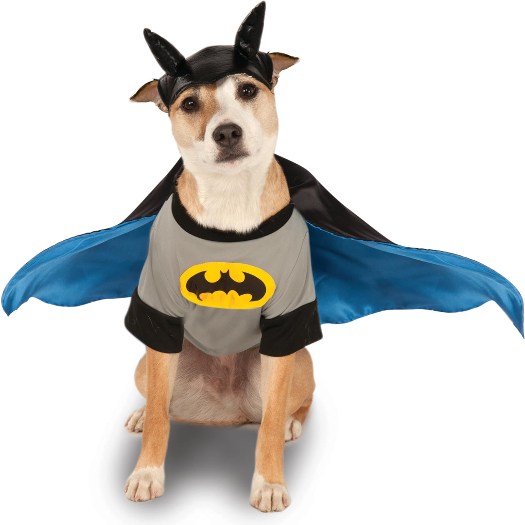 Rubie‘s Official DC Batman-Kostüm für grosse Hunde, Grösse XXL, Hals bis Schwanz 91,5 cm, Brust 81 c