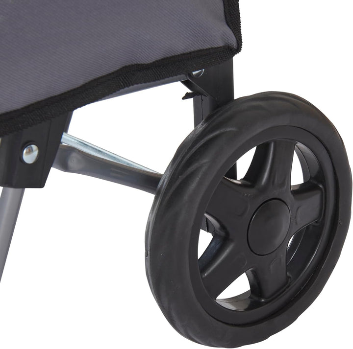[en.casa] Einkaufstrolley Nørre klappbarer Einkaufswagen 92,5 x 35 x 30 cm Einkaufsroller bis 30 kg