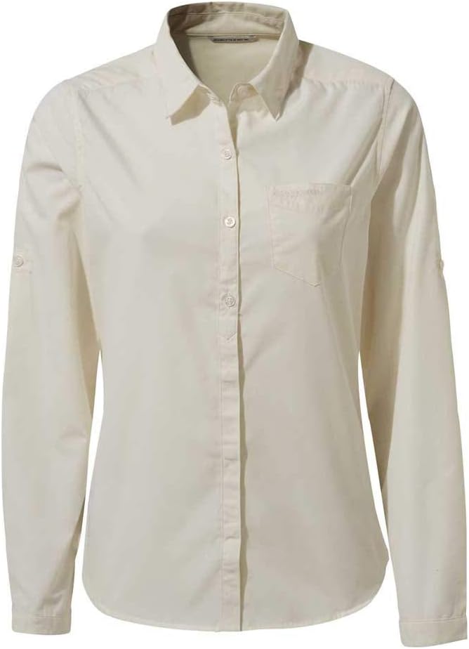 Craghoppers Damen Kiwi Long Sleeved Hemd 44 Sea Salt, 44 Sea Salt