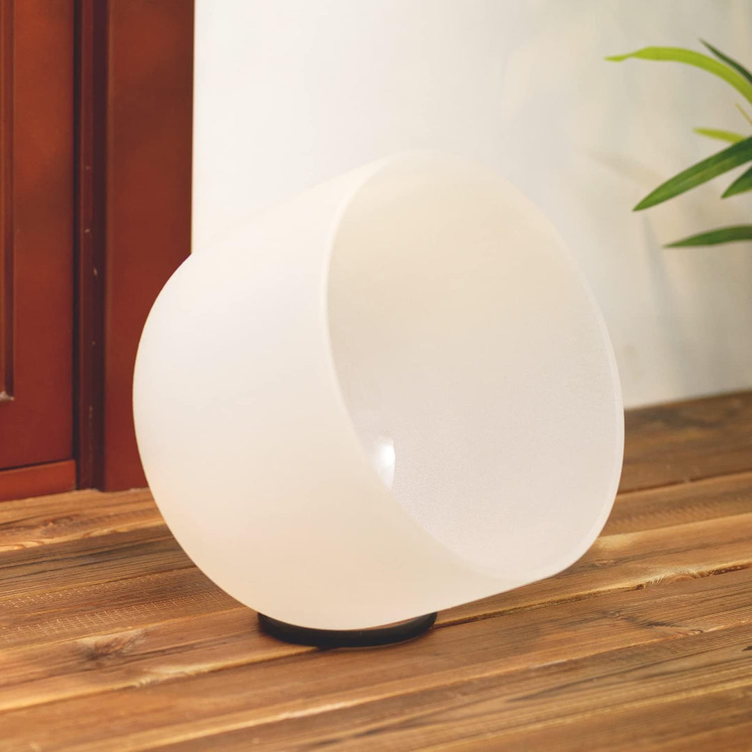Hye-eun 432hz Kristall Klangschalen,8 Zoll mit E Note Klangschale aus Kristall Solar Plexus Chakra m