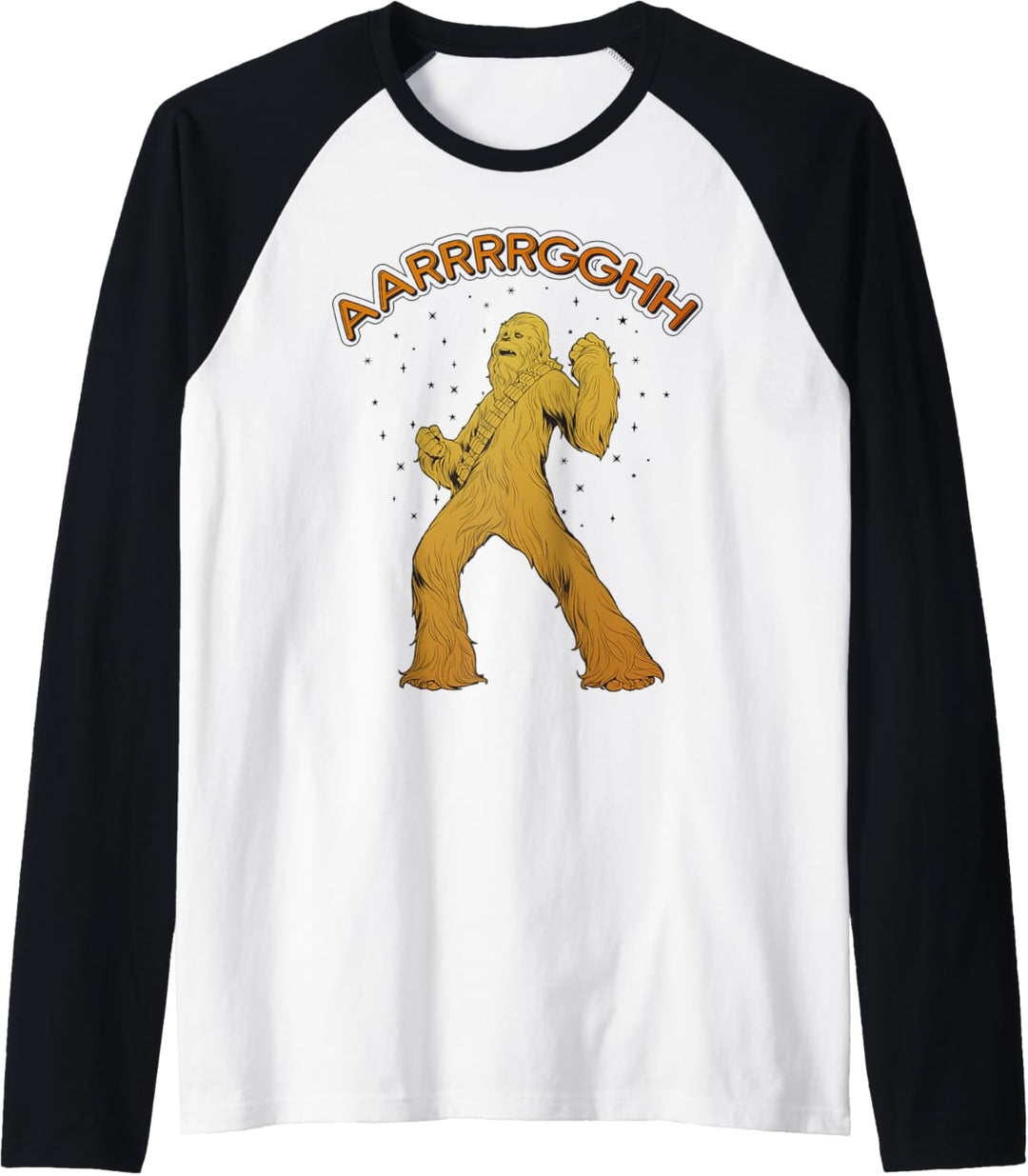Star Wars Chewbacca Argh Angry Stance Raglan