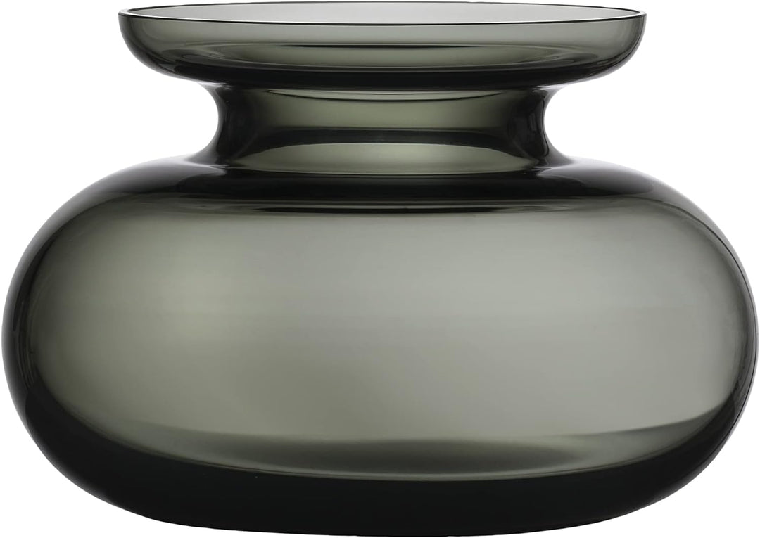 Zone Denmark Inu Vase, Durchm. 23 cm, Höhe 25 cm, Smoked Grey 25 cm Smoked Grey, 25 cm Smoked Grey