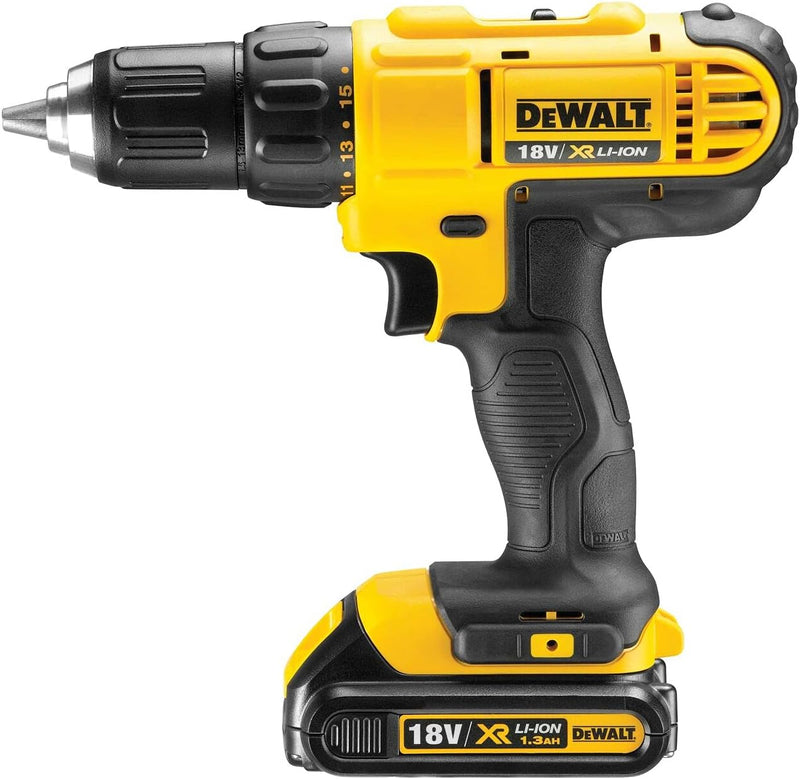 DeWalt XR Akku-Bohrschrauber DCD771C2 – Akkubohrer mit 2-Gang-Vollmetallgetriebe & LED-Arbeitslicht