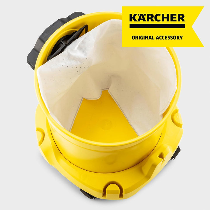 Kärcher Original Vliesfilterbeutel KFI 357: 4 Stück, 3-lagig, extrem reissfest und robust, passgenau