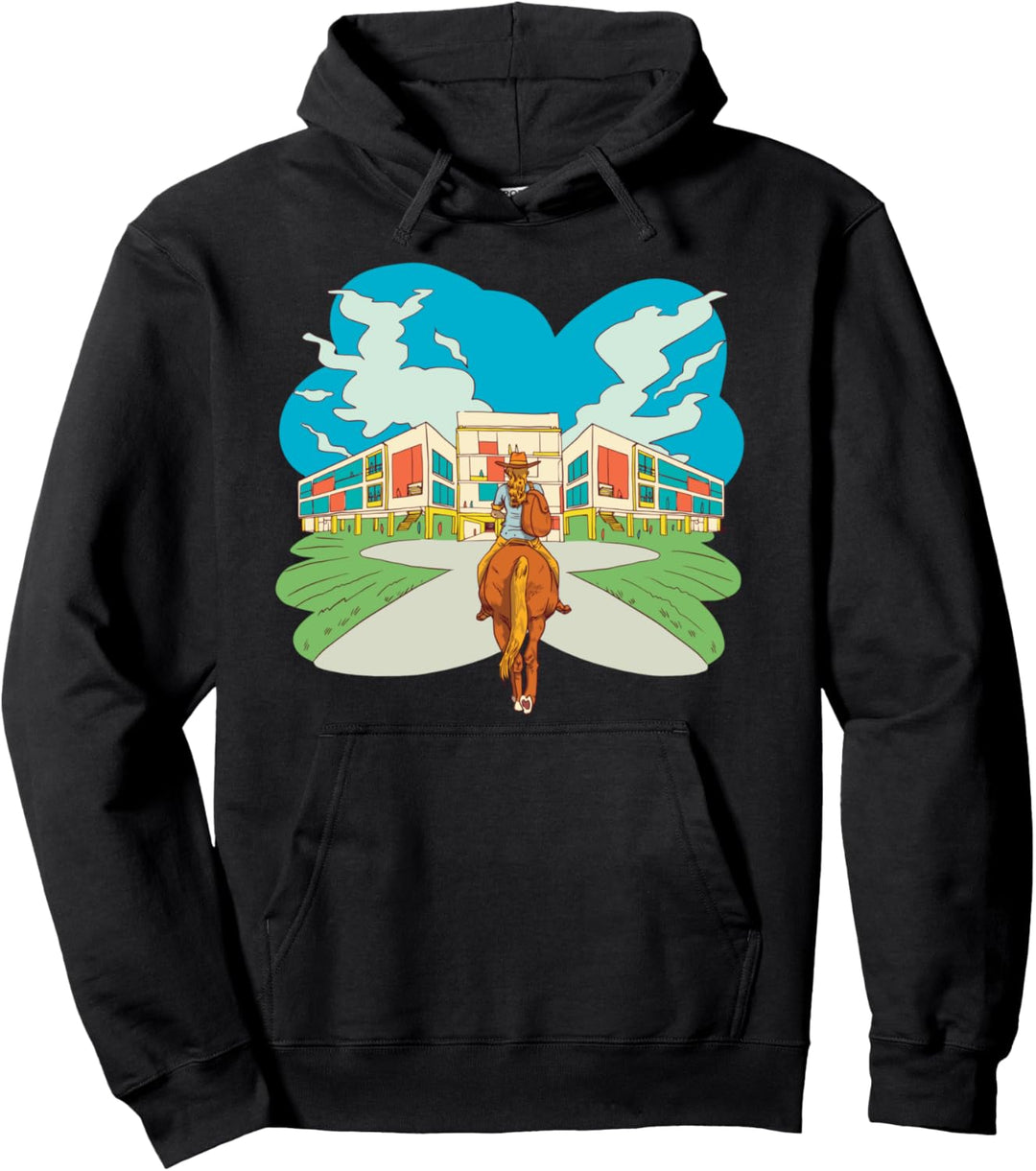 Pferd Mädchen Schule Pullover Hoodie
