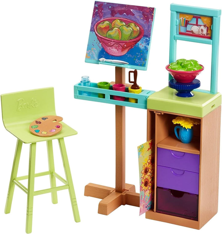 Mattel Barbie FJB26 Berufe Spielset Kunstatelier