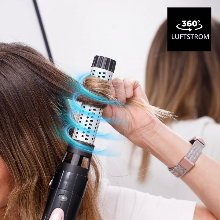 Taurus - Warmluftstyler Model Air 1200W | 360º Luftstrom-Technologie | 3 Geschwindigkeiten & Tempera