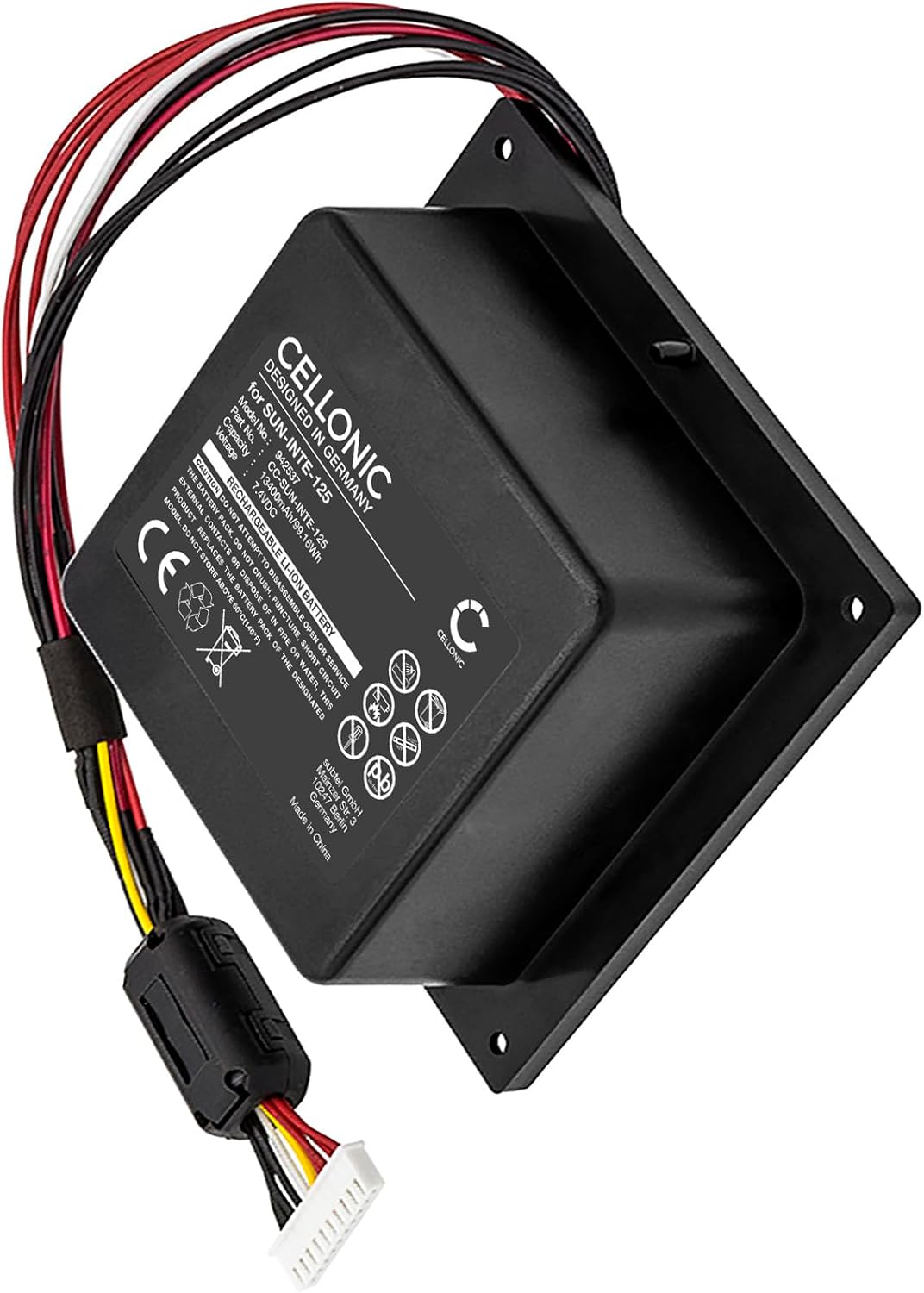 CELLONIC, Lautsprecherakku kompatibel mit JBL PartyBox 300 (13400mAh, 7.4V) Ersatzakku GSP-ICR2S4P-P