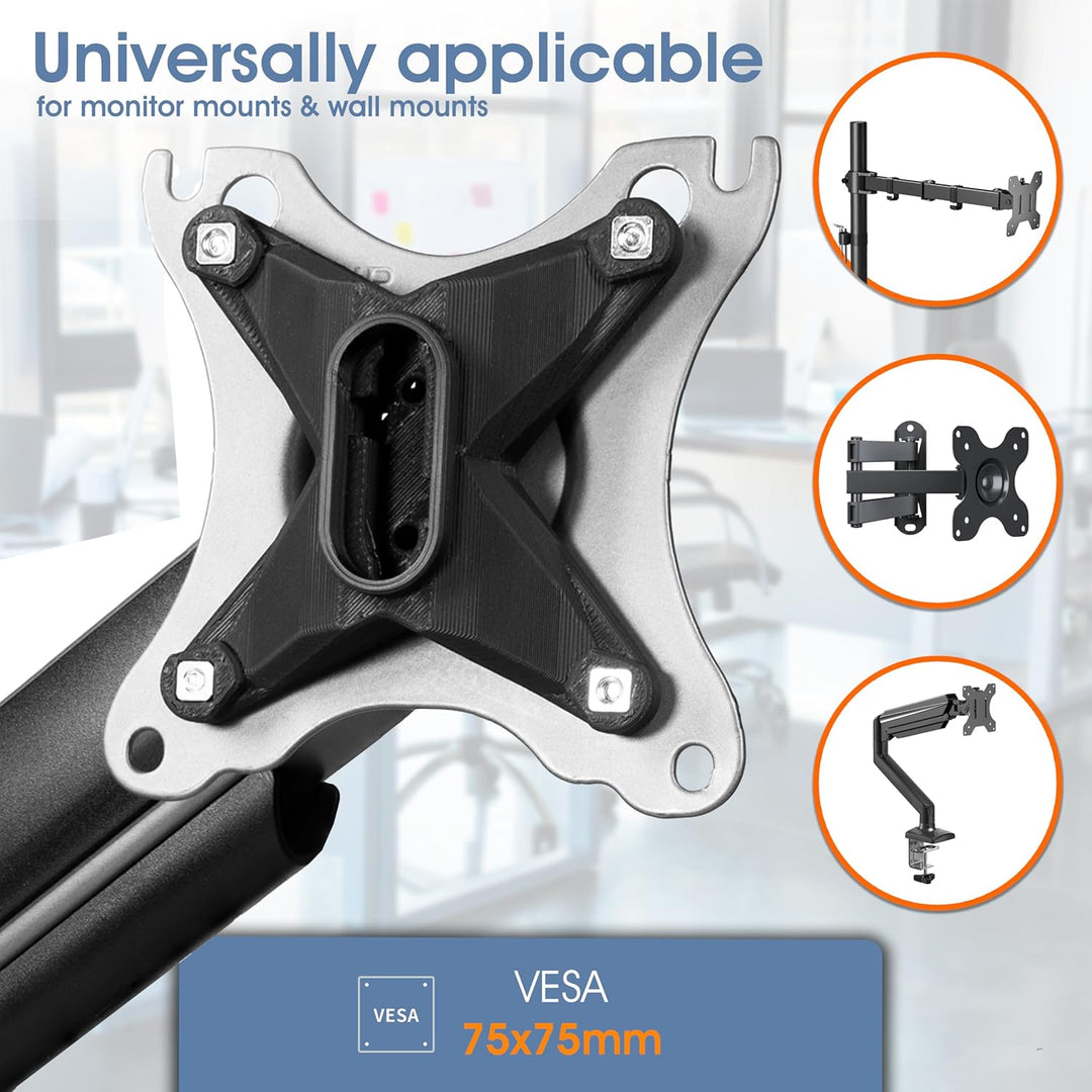 3IDEE VESA Adapter kompatibel mit MSI Optix (G241, G241VC, MAG341CQ, G27C, G27C4, G27CQ4, G27C2, AG3