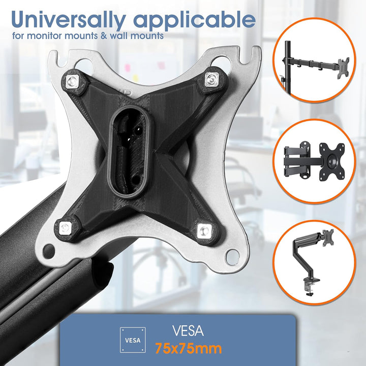 3IDEE VESA Adapter kompatibel mit MSI Optix (G241, G241VC, MAG341CQ, G27C, G27C4, G27CQ4, G27C2, AG3