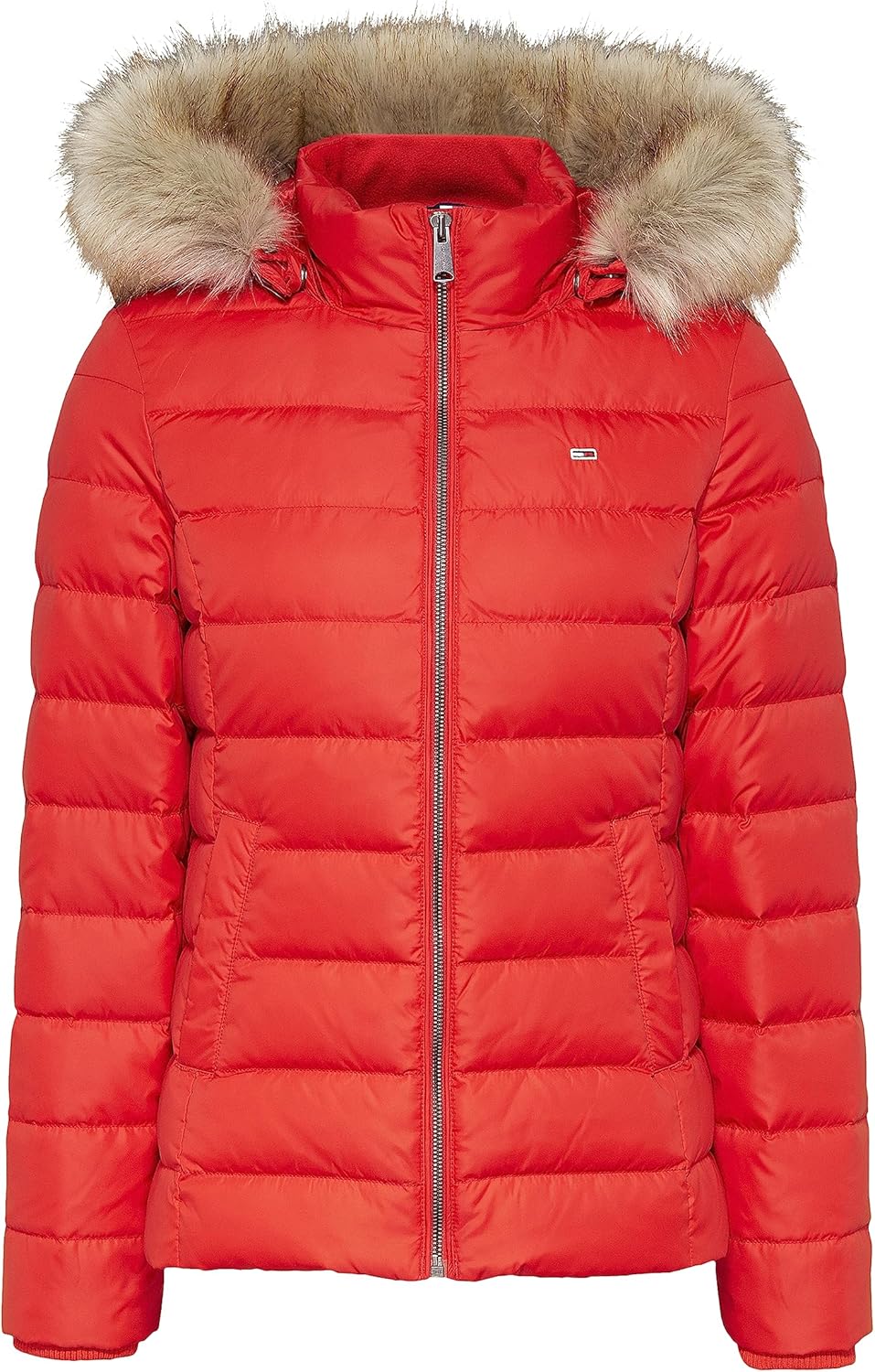 Tommy Jeans Damen Daunenjacke Basic Winter Rouge (Deep Crimson) XS, Rouge (Deep Crimson) XS