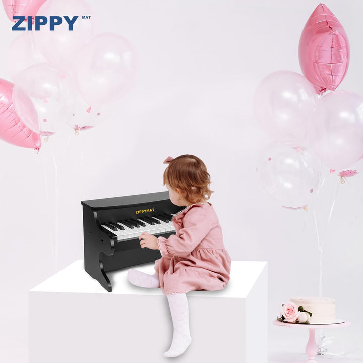 ZIPPY MAT Kinder Klavier Tastatur, 25 Tasten Digitalpiano für Kinder, Mini Musik Lerninstrument Spie