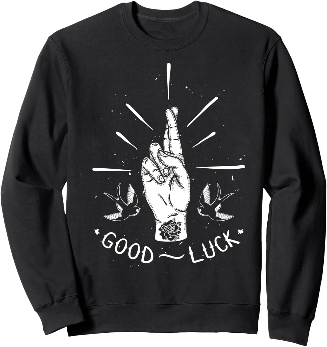 Good Luck - Sad Aesthetic Edgy Streetwear Sweatshirt