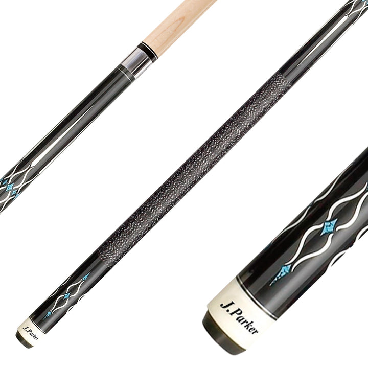 Parker Billardqueue JP-Serie, 2-TLG.Profi-Cue, hochwertiges Ahornholz und Leinenwicklung Griffbereic