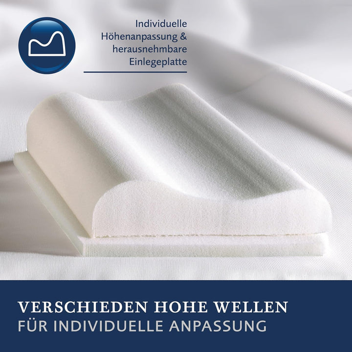billerbeck Nackenstützkissen S20 Viscoschaum 040x080 cm, Weiss, Viscoschaum