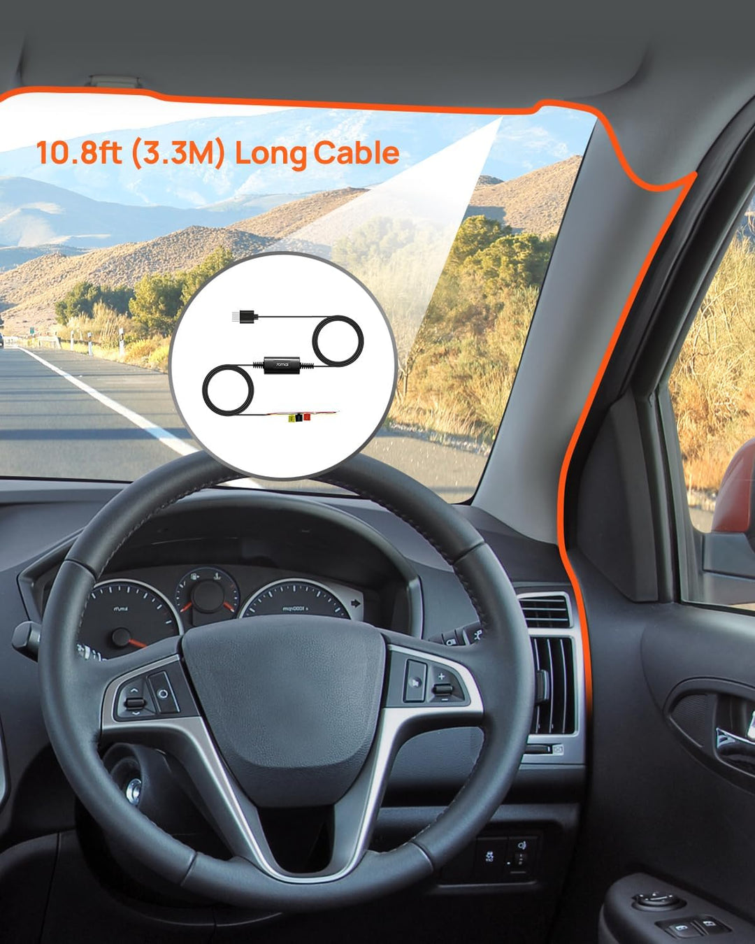 【70mai M800 Dashcam + UP03】 70mai M800 4K Dashcam Auto Vorne & Hinten, STARVIS 2 IMX678 Nachtsicht &