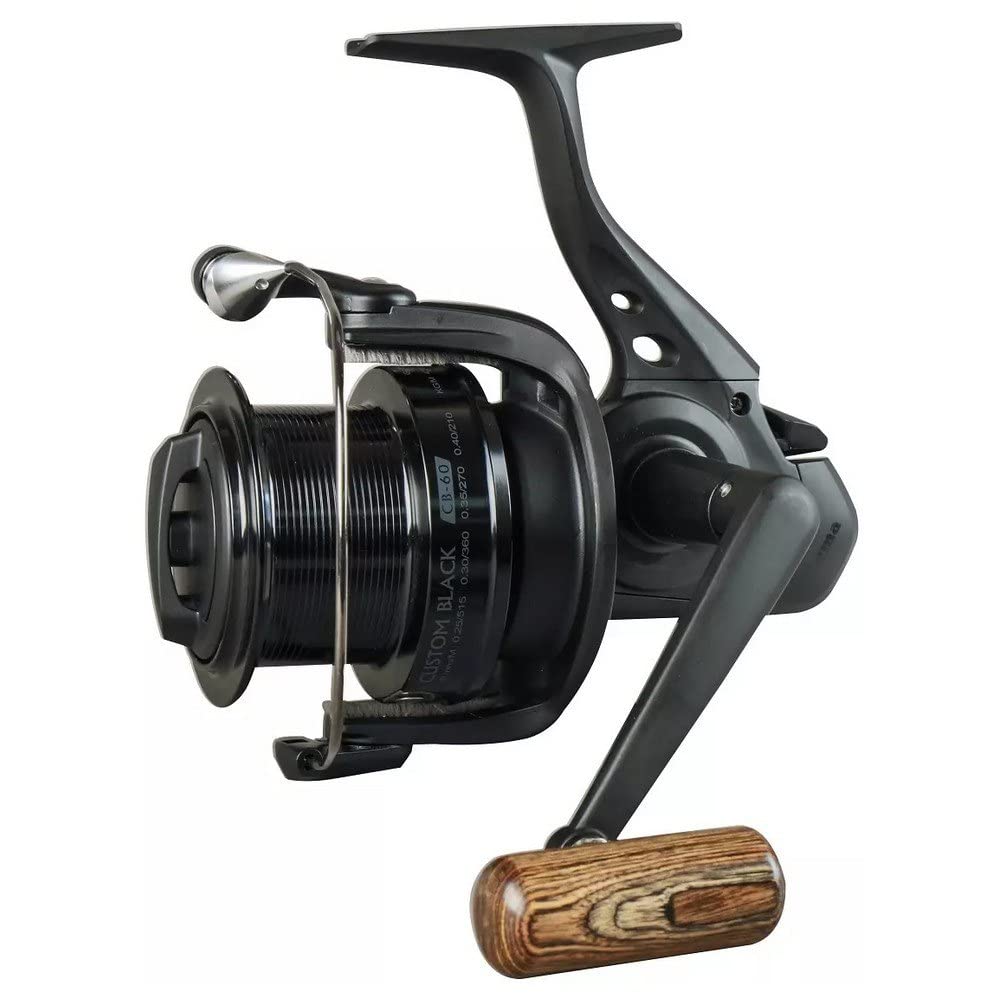 Okuma Custom Black CB-60 CB-80 Karpfen Waller Angelrolle inklusive Ersatzspule