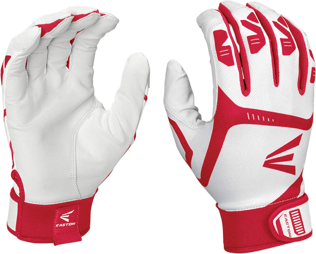 Easton Gametime Schlaghandschuhe | Baseball/Softball | Erwachsene XL rot, XL rot