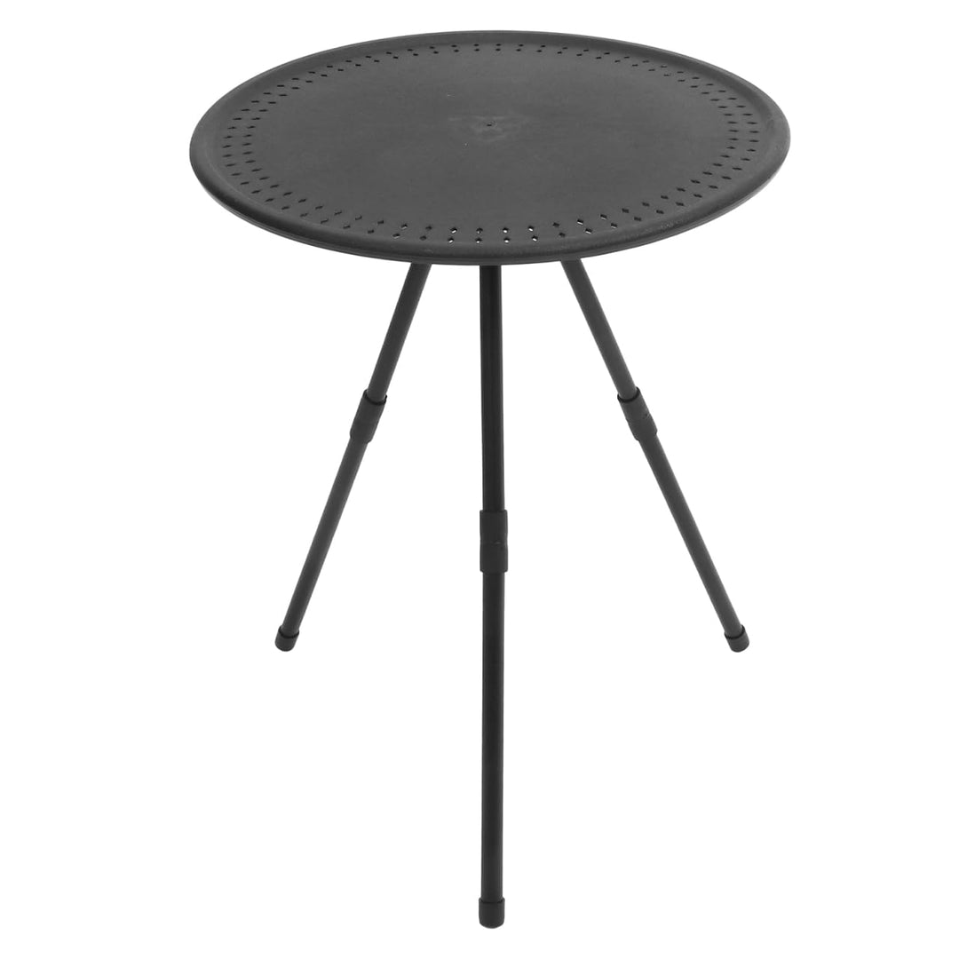 BESPORTBLE Klappbarer Campingtisch Rund Tragbar Höhenverstellbar Stabil Leicht Für Outdoor Picknick