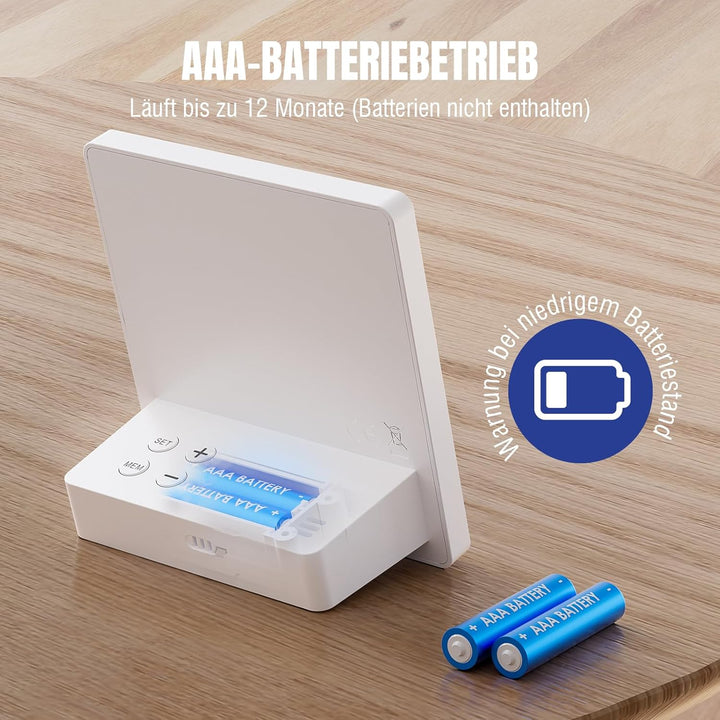 Raddy WF-50 Wetterstation Funk innen und aussen, batteriebetriebener Temperatur- und Luftfeuchtigkei
